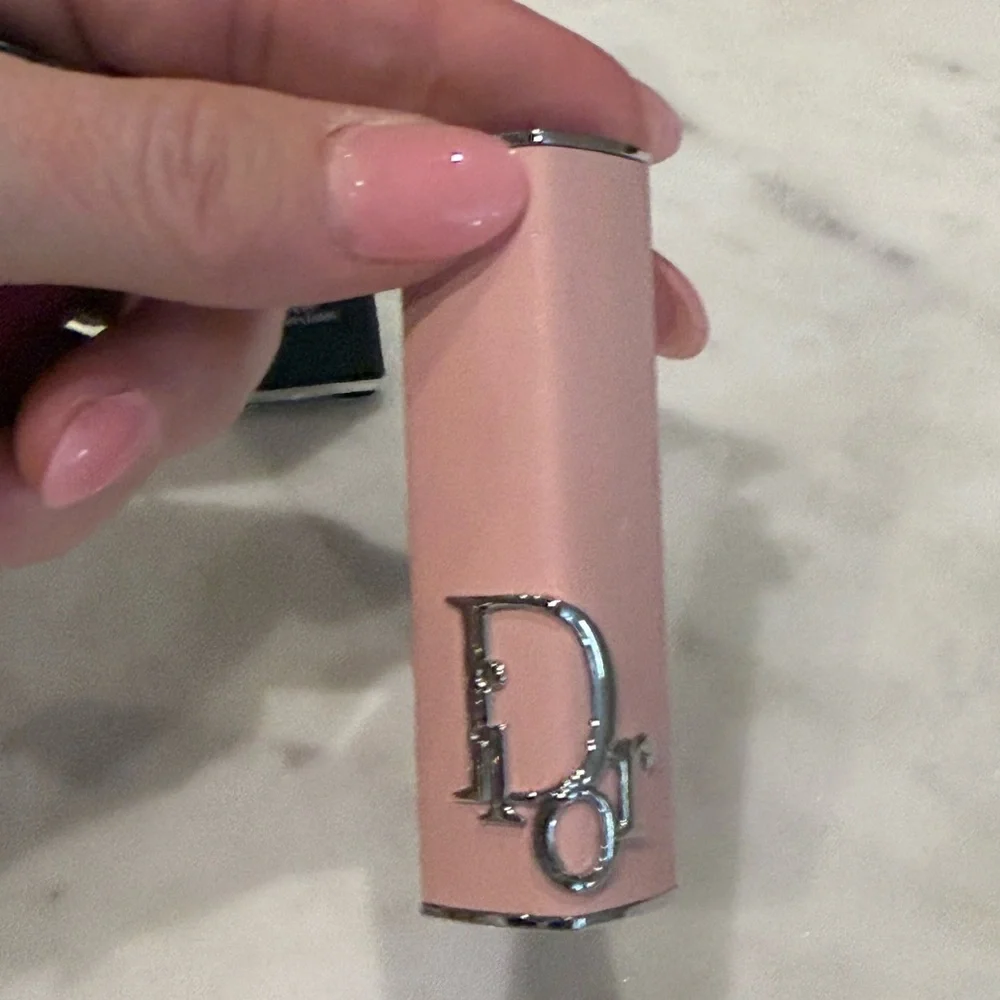 Dior Lipstick Case- NIB in Pink Blush with Silver Logo
